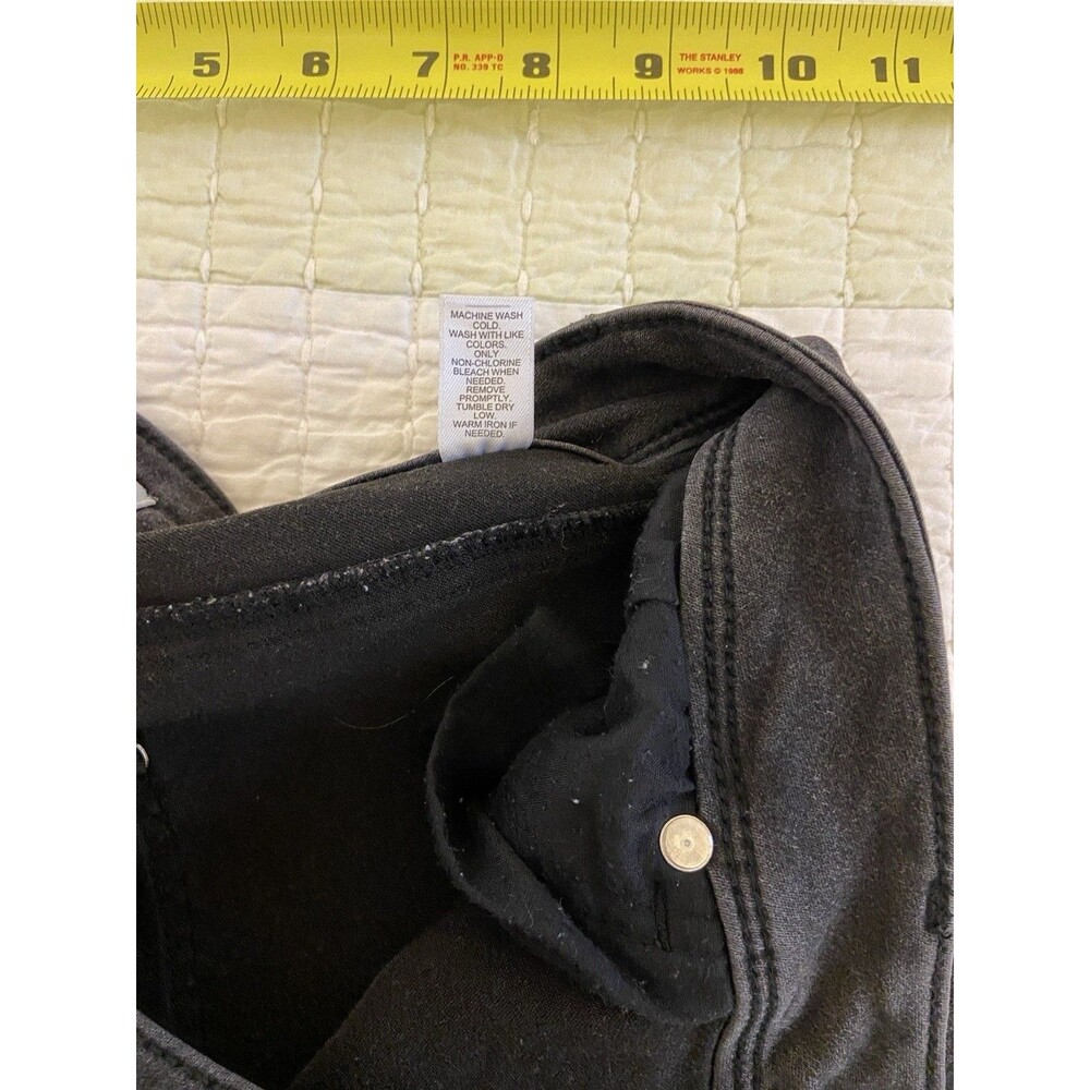 EST 1946 Denim Jeans Women’s 10 Black Mid Rise Vintage 31 in Waist - Picture 7 of 11